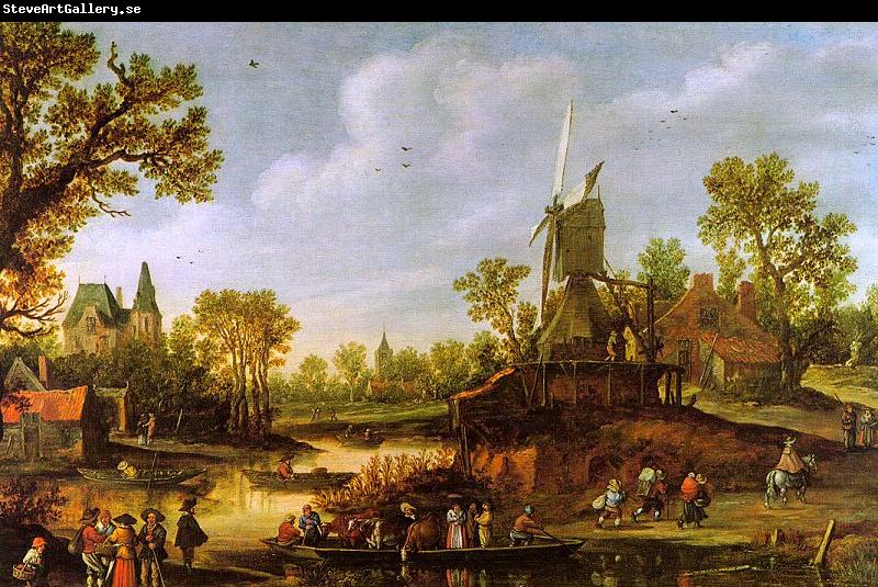 Jan van  Goyen River Landscape